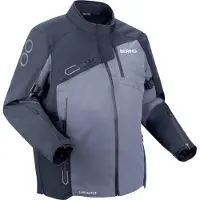Bering Oxygen King Size wasserdichte Textiljacke unisex schwarz, XL