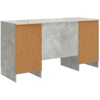 vidaXL Schreibtisch Betongrau 142,5 x 50 x 75 cm Holzwerkstoff