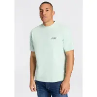 Hugo Boss T-Shirt Relaxed Fit, sommerlicher Druck, reine Baumwolle