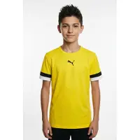 Puma Teamrise Trikot Kurzarm Kinder - Gelb