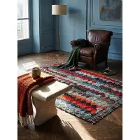 KADIMA DESIGN TEPPICH Hochflor mit Fransen TAFRAUT in Bunt, im Berber-Stil, aus Polyester, 200 x 300 cm