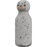 Asobu Kindertrinkflasche BESTIE mit Strohhalm 460ml - KUH