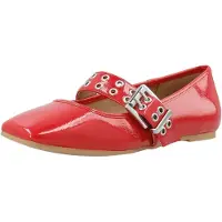 Bianco Mary Jane Schuhe in RedPatent | Gr.: 37