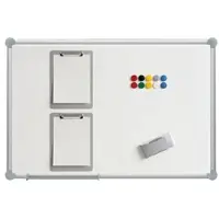 MAUL Whiteboard Komplett-Set »2000 MAULpro« 120 x 90 cm weiß / grau weiß