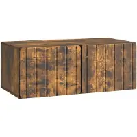vidaXL Wandmontierter TV-Schrank 78,5 x 41 x 30 cm Raucheiche