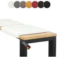 Lycce Klemmkissen Sitzkissen mit 1 Leiste, Kunstleder versch. Farben