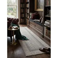 KADIMA DESIGN Läufer waschbar Grau 78 x 300 cm - NORA