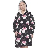 United labels Disney Minnie Mouse Oversize Cozy Hoodie Übergroße Kuschelpullover in schwarz | Gr.: onesize