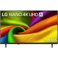 LG NANO 4K UHD AI 43NU8E0B3LA.AEU, 109,2 cm (43"), 3840 x 2160 Pixel, NanoCell, Smart-TV, WLAN, Schwarz