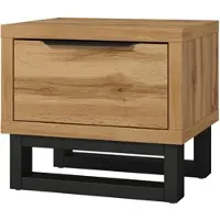 Masseno NACHTTISCH HALLETTA 55/49/45 cm Eiche Wotan