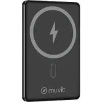 Muvit 5000mah Mcchp0009 20w Wireless Includes Usb Type-c Cable Powerbank Durchsichtig Durchsichtig One Size