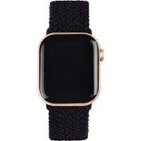 IDEAL OF SWEDEN Soft Braid Watch Band für Apple Watch | 44/45/46/49 mm - Iconic Black