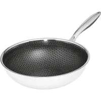 Hensslers HSN Wok Edelstahl 28 cm