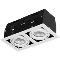 Forlight Downlight IP23 Cardan Double GU10/G5.3 100 W, weiß