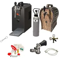 Ich-zapfe Zapfanlage JET 30 Komplettset mit Holzfass Reinigungsset Trockenkühler 35L/h