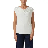 s.Oliver T-shirts Offwhite Größe: 46 | Blusen Outlet | Damen | Weiß