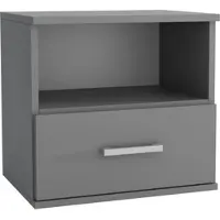 Masseno NACHTTISCH NOCTA 48/50/35 cm Graphitfarben