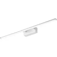 FABAS LUCE Nala LED-Wandleuchte, 15W, 1850lm, 3000K, IP44, Metall/Methacrylat, Weiß, modernes funktionales Design für Innen- und Außenbereich geeignet