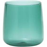 Zafferano 6er-Set "No Ball"-Gläser aus mundgeblasenem Borosilikatglas, Farbe Seegrün - ein elegantes und modernes Accessoire für Ihren Tisch