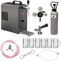 Ich-zapfe Zapfanlage JET 30 Bierkoffer Komplett-Set mit Durchlaufkühler und NC Adapter