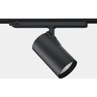 LEDS-C4 LedsC4 LED-Projektor Strom Track 80mm Schwarz Texturiert - Technische und Dekorative Beleuchtung, Innen/Außen, Hohe , 2700K-4000K, Einfache Installation