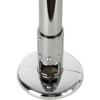 B-Tech BT7822, Decken-/Bodenplatte, Chrom, Stahl, 150 kg, Decke/Boden, 6 mm