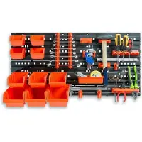 Vdd Werkzeugwandregal Werkzeuge + Schrauben multifunktional 31-teilig 80 cm breit