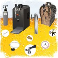 Ich-zapfe Zapfanlage JET 30 Komplettset mit Trockenkühler und Holzfass bis 35 L/h (-100882)