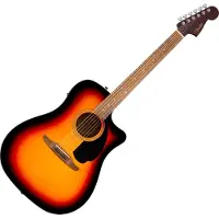 Fender California Standard Redondo CE Fichtendecke ElektroAkustikgitarre 3-Color Sunburst