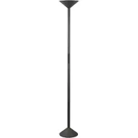 FABAS LUCE LED Deckenfluter Tratto, dimmbar, schwarz, für Wohn- / Esszimmer, Metall, Modern, LED Stehlampe