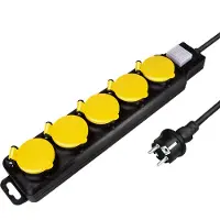 Logilink LPS255, 1,5 m, Draußen, Typ F, Type F (CEE 7/4), IP44, 1,5 mm²