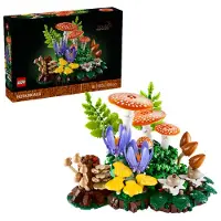 LEGO Botanicals Waldpilze - Künstliches Pflanzen Set für Erwachsene - inkl. Fliegenpilz & Kunstblumen für Wohnzimmer- oder Schlafzimmer Deko - DIY Geschenkidee - 11505
