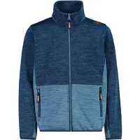 CMP Kinder Knit Tech Fleece Outdoor Jacke blau 128
