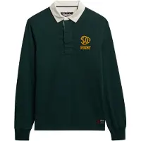Superdry Vintage Athletic Stripe Rugby Langarm-t-shirt