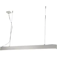 FABAS LUCE Next LED-Pendelleuchte, 58 W, 7020 lm, 3000 K, Metall- und Polycarbonat-Konstruktion, Farbe Weiß, modernes Design und Lichtregulierung