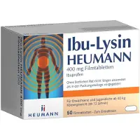HEUMANN Ibu-Lysin 400 mg Filmtabletten 50 St
