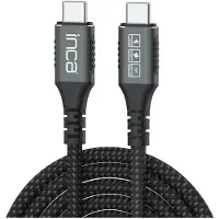 Inca USB-Kabel USB-C4.0/40Gbps/PD3.1 240W/8K-UltraHD 0.80m