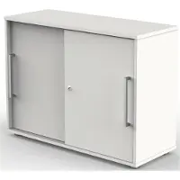 Kerkmann Schiebetürenschrank, 13449510 weiss 1 Fachboden 100,0 x 40,0 x 75,0 cm