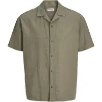 Jack & Jones Summer Linen Blend Resort Kurzarmhemd