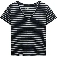 Superdry Studios Slub Embroidered Vee Kurzarm-t-shirt