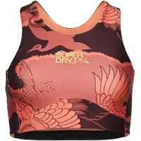 Superdry für Damen. WS311591A Core Active BH orange, lila (38), Sportlich, Flieder, Multisport, Recyceltes Polyester, Nachhaltig