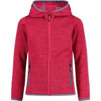 CMP Kinder Outdoor Sweat Jacke aus Knit Tech mit Kapuze pink 128