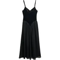 Superdry Lbd Velvet Corset ärmelloses Midikleid