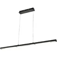 FABAS LUCE Ling LED-Pendelleuchte 40 W 4800 lm 3000 K, Gehäuse aus schwarzem Metall und Methacrylat, Schutzklasse II, dimmbar - Serie Ling