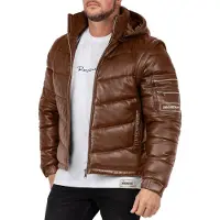 Reichstadt Herren Regular Fit Jacke Echtleder 22RS032LUX Cognac L
