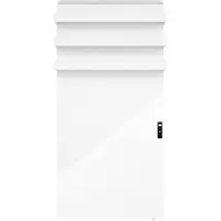 Quality Heating Infrarotheizpaneel - Weiß - 1200 Watt für Wandmontage mit Handtuchhaltern
