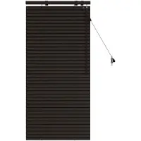vidaXL Venezianische Jalousie Dunkelbraun 60 x 130 cm 35 mm