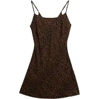Superdry Bias Cut Mini Slip Kurzes ärmelloses Kleid