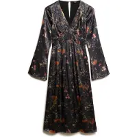Superdry W8011795a Langarm-midikleid