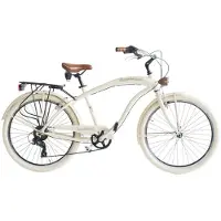 VELOmarche Via Veneto Bici Cruiser „Sun on the Beach“ Herren 26” 6V Beige